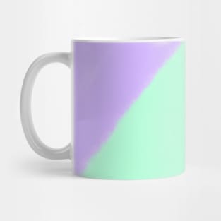 Green blue pink abstract watercolor art Mug